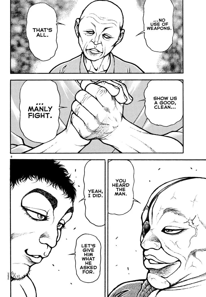 Baki Dou 2, chapter 132, page 8
