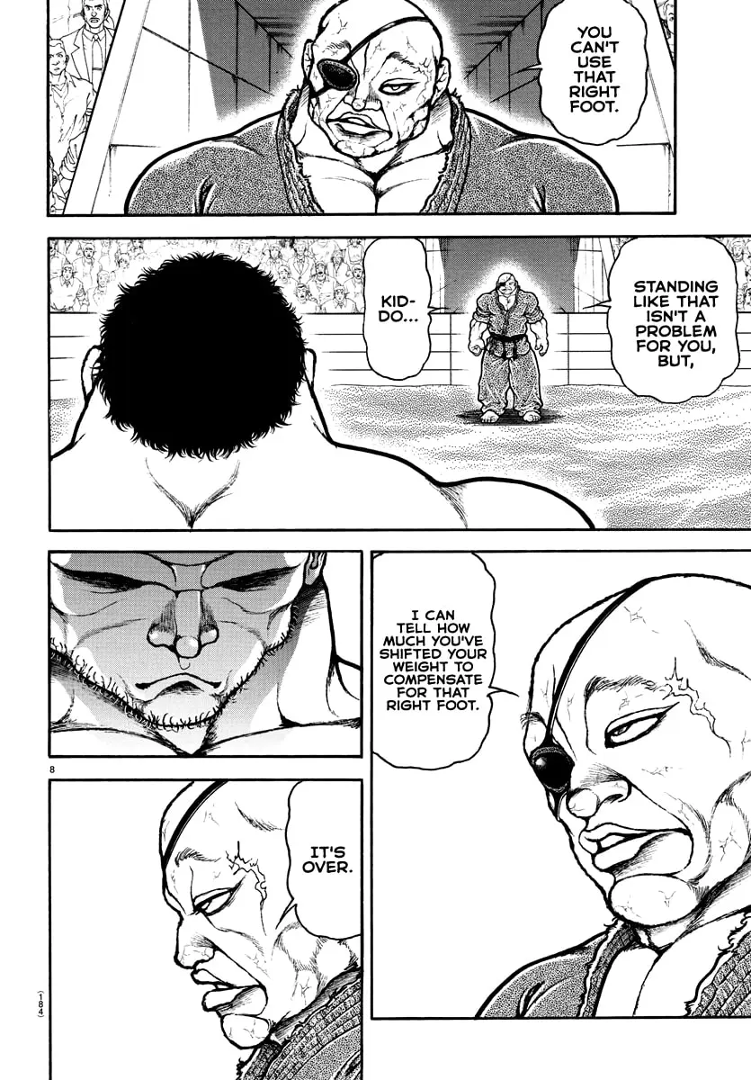 Baki Dou 2, chapter 134, page 8