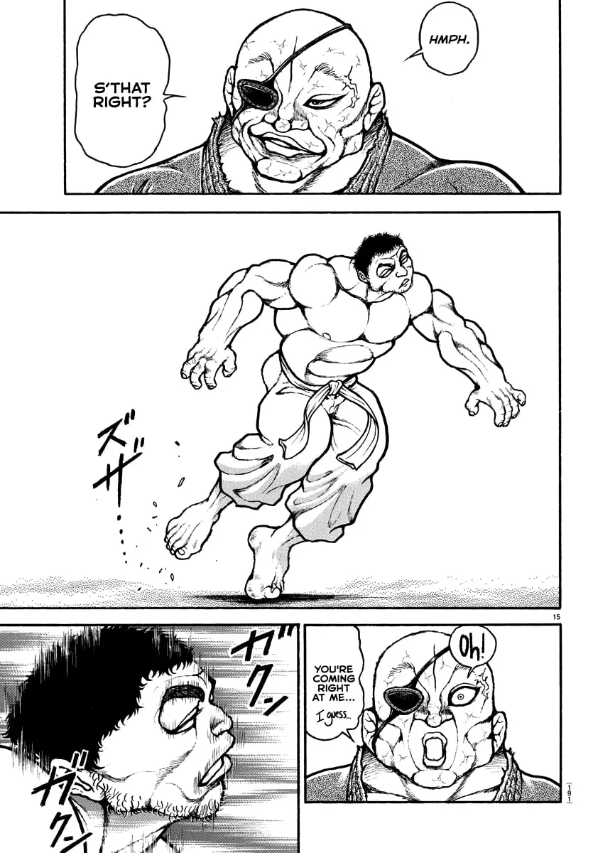 Baki Dou 2, chapter 134, page 15