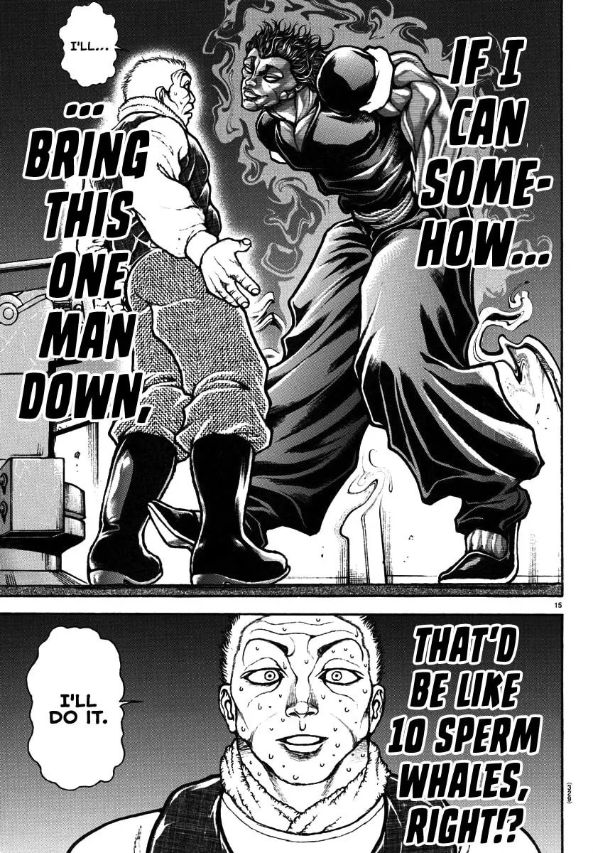 Baki Dou 2, chapter 136, page 15