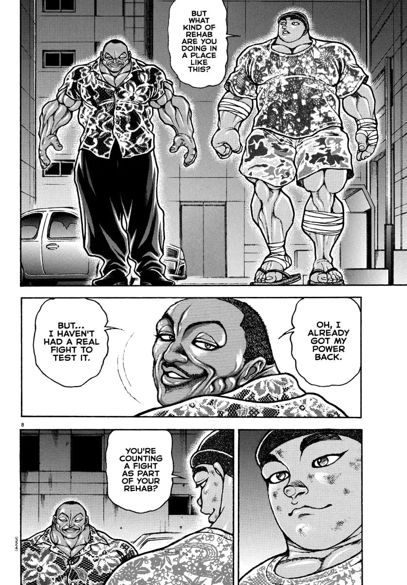 Baki Dou 2, chapter 139, page 8