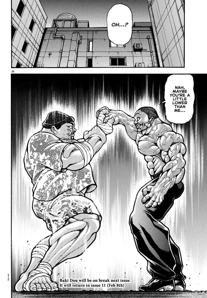 Baki Dou 2, chapter 140, page 20