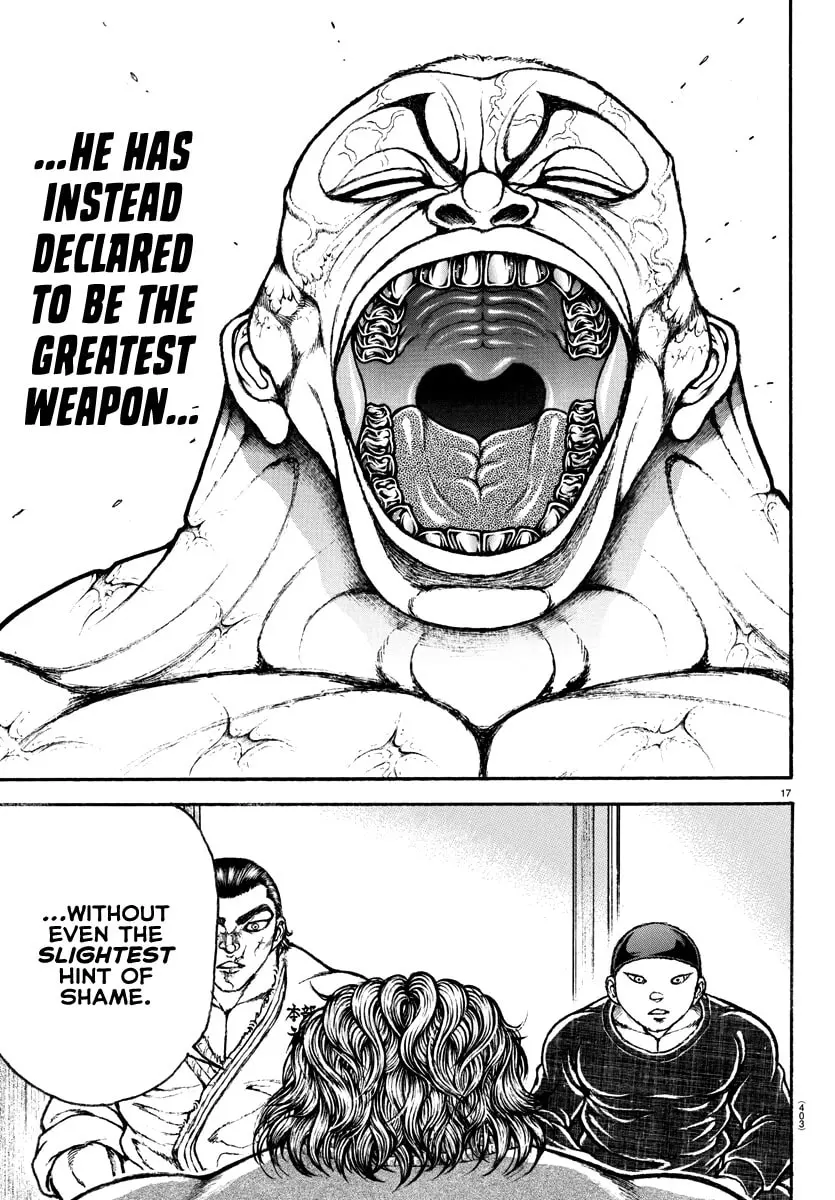 Baki Dou 2, chapter 150, page 17