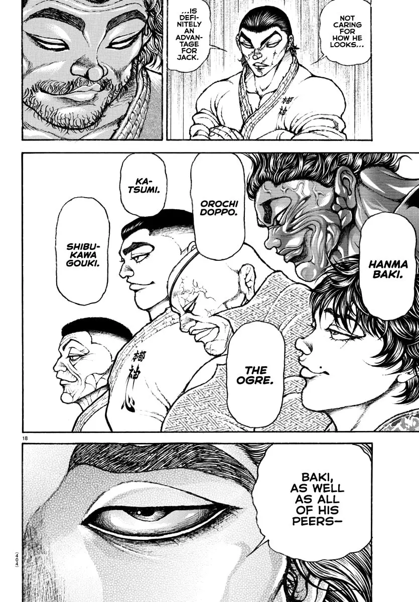 Baki Dou 2, chapter 150, page 18