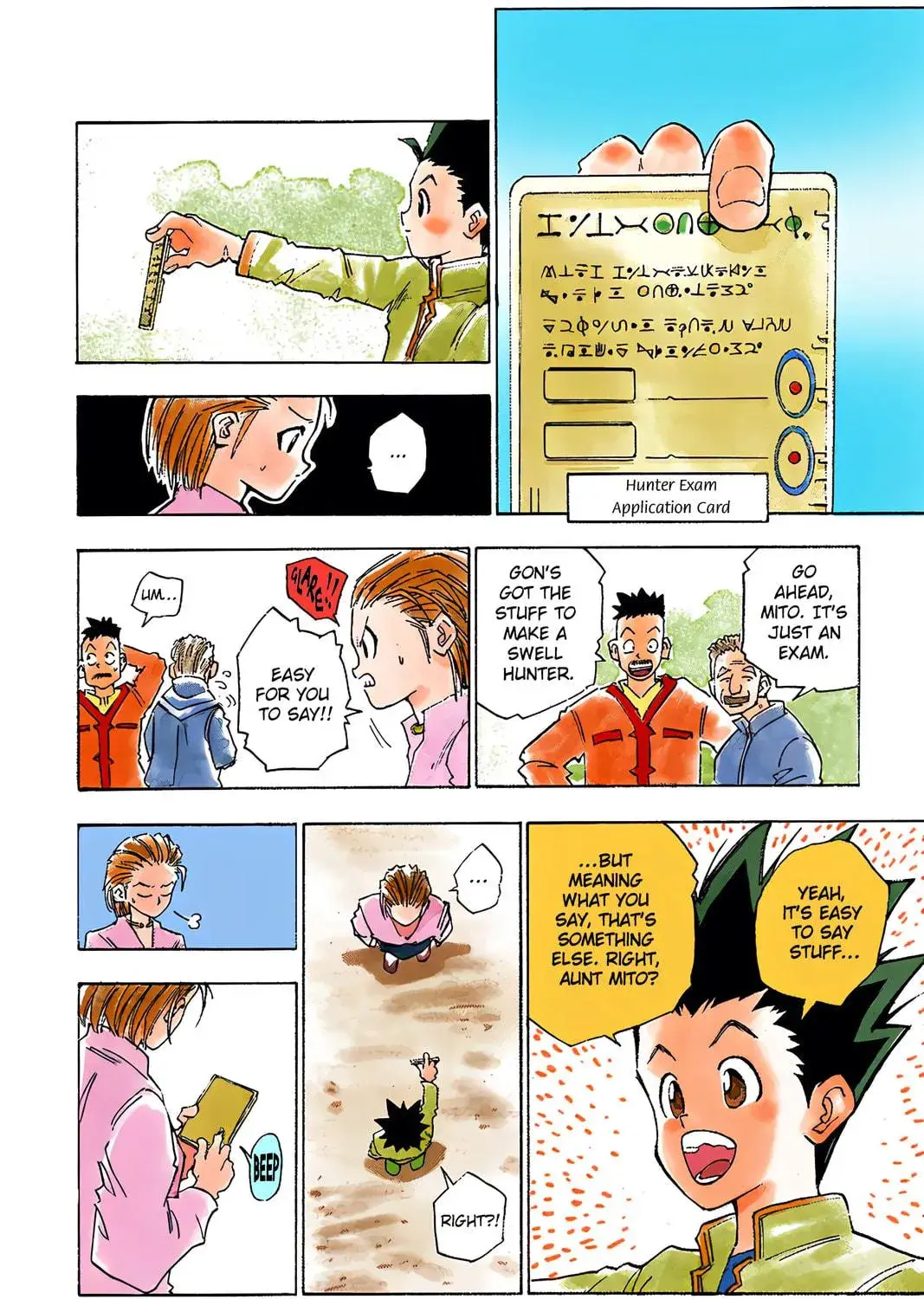 Hunter x Hunter Colored Manga, chapter 1, page 17