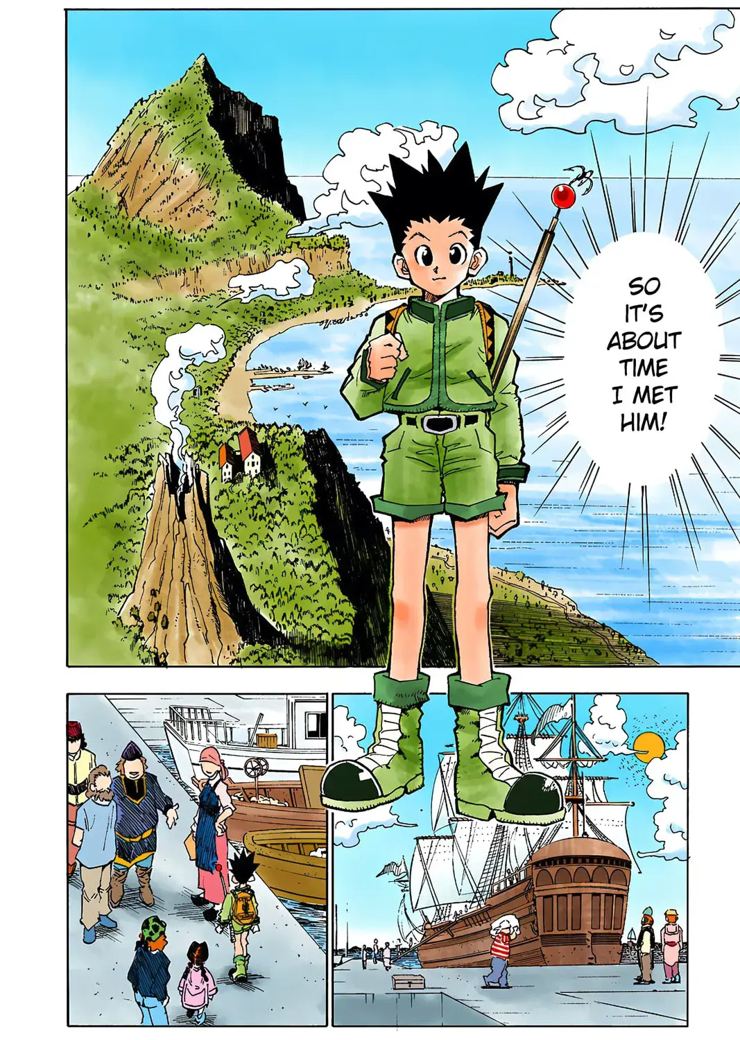 Hunter x Hunter Colored Manga, chapter 1, page 57