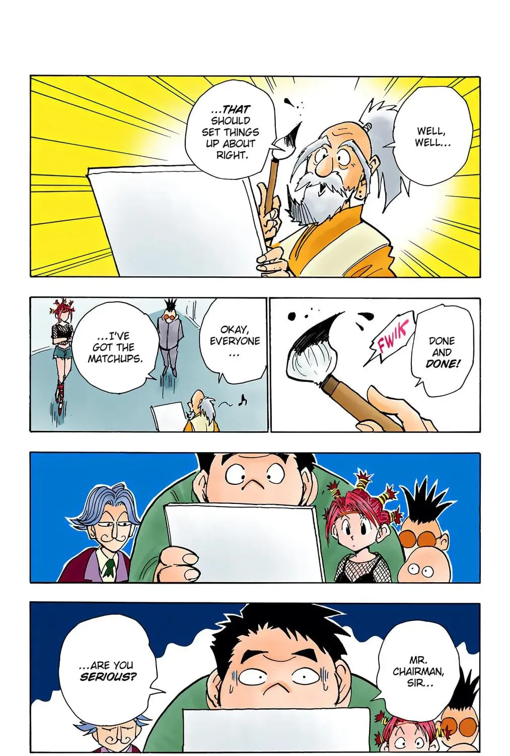 Hunter x Hunter Colored Manga, chapter 32, page 35