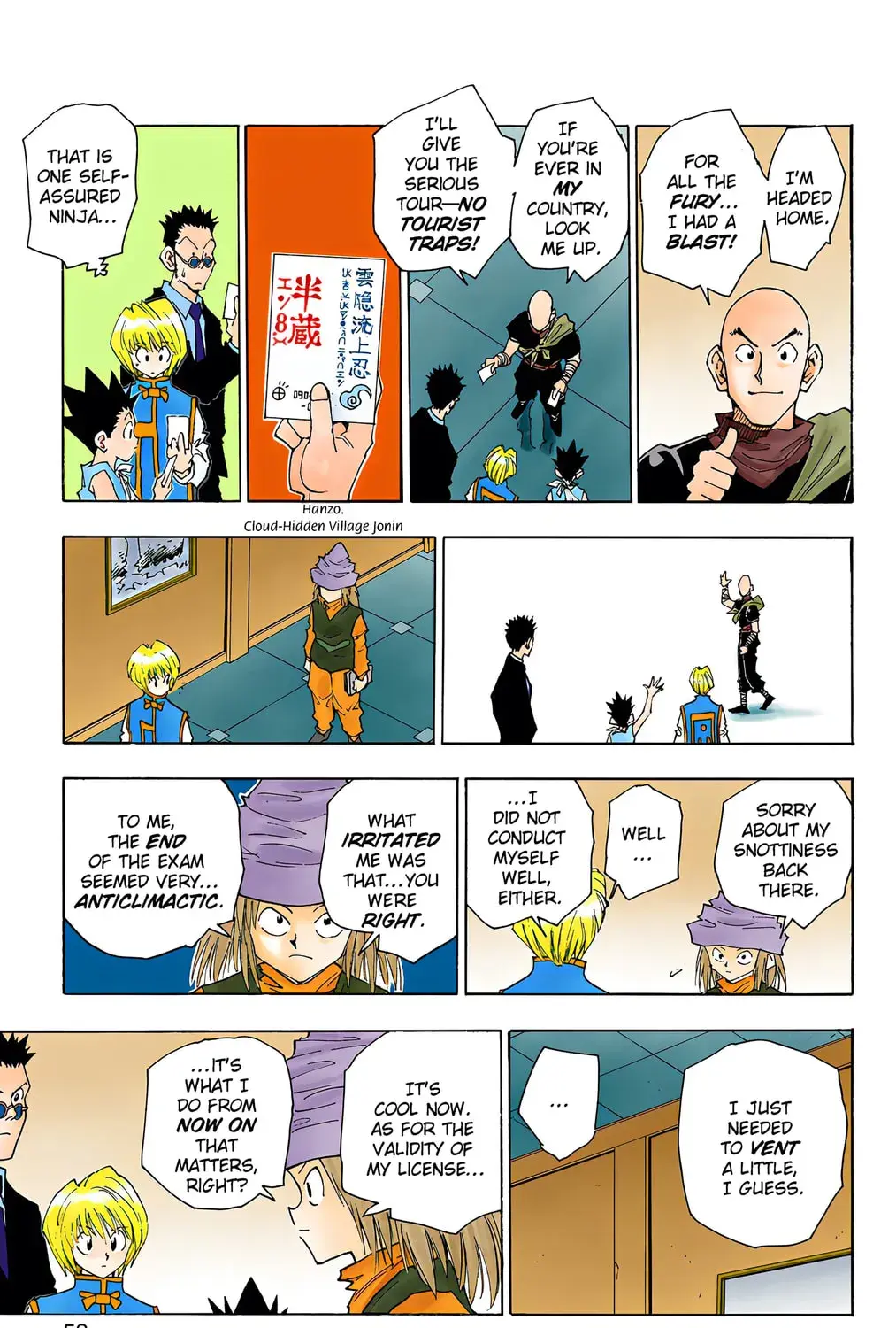 Hunter x Hunter Colored Manga, chapter 38, page 13