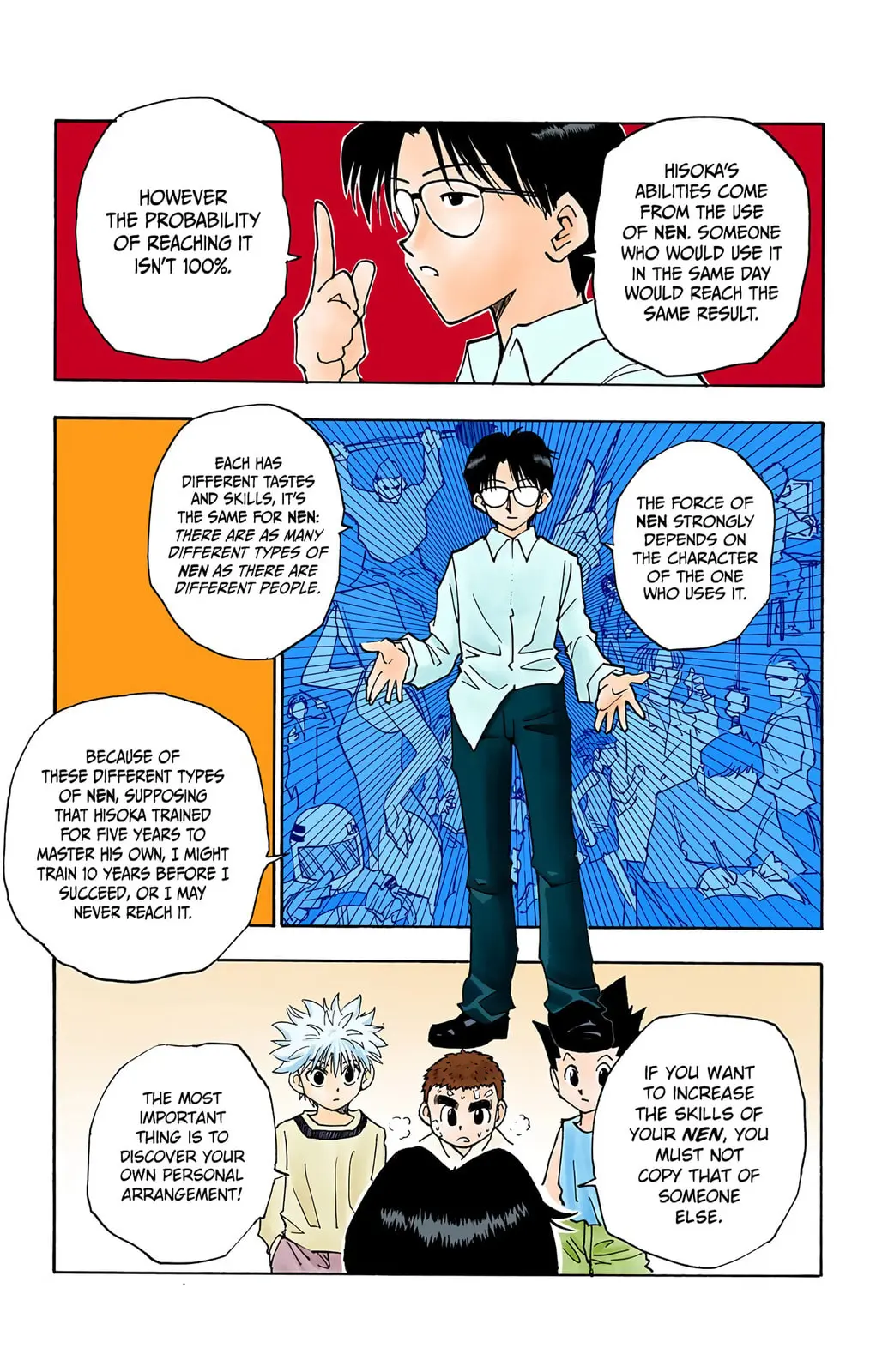 Hunter x Hunter Colored Manga, chapter 56, page 8