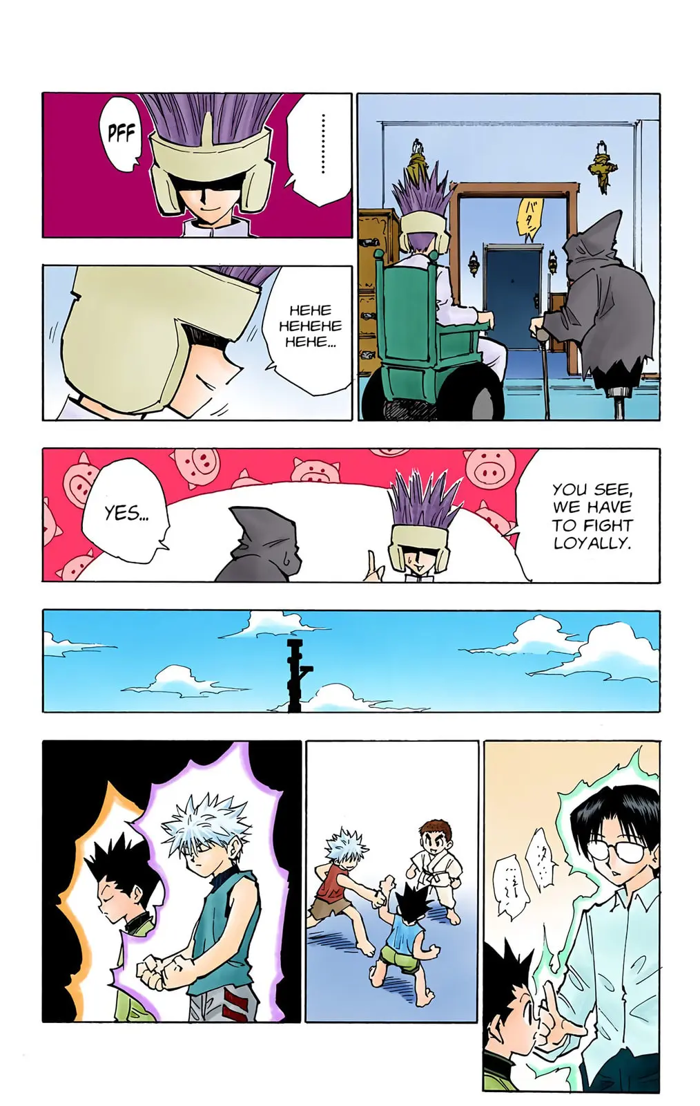 Hunter x Hunter Colored Manga, chapter 58, page 4