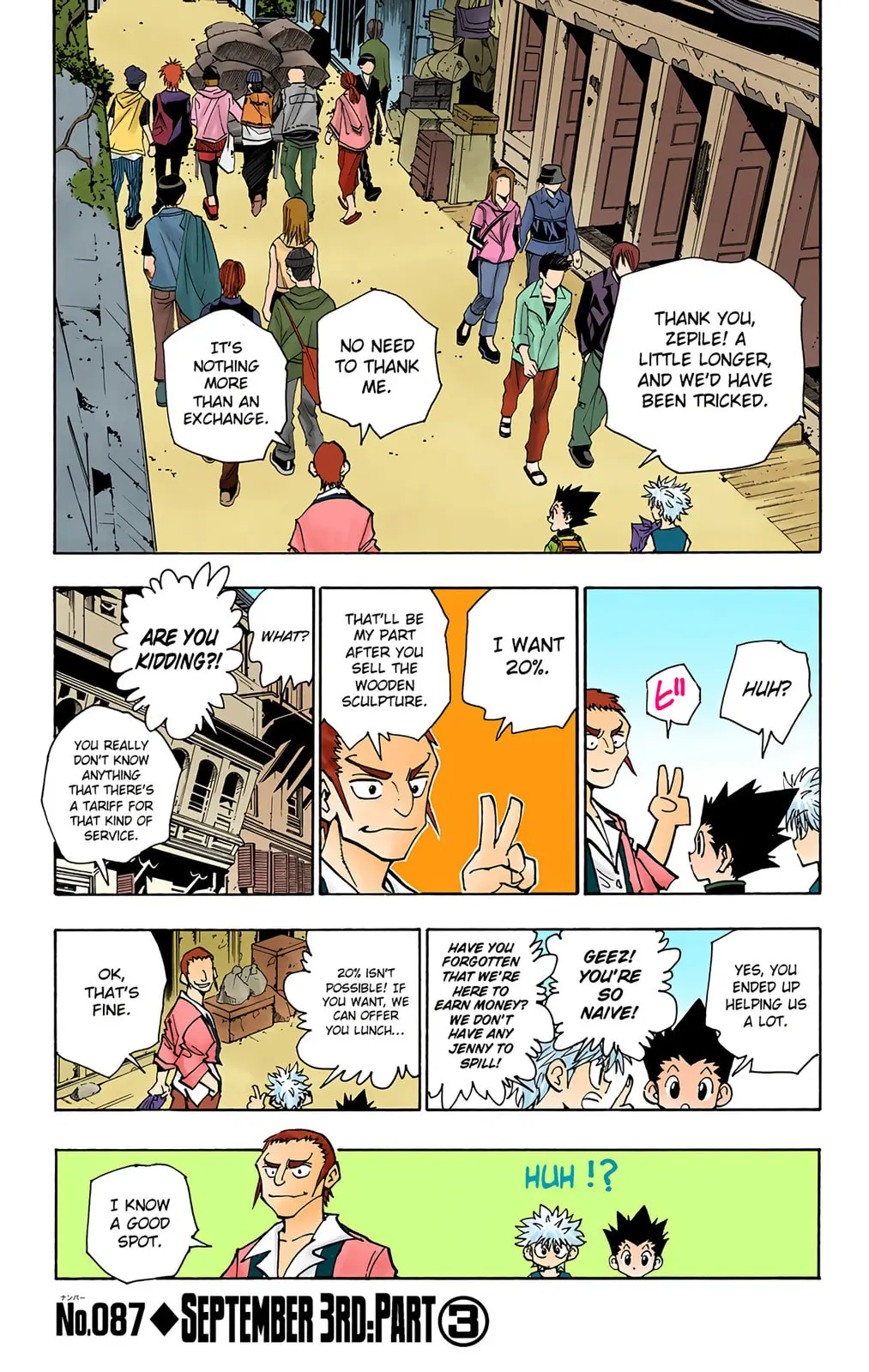 Hunter x Hunter Colored Manga, chapter 87, page 1