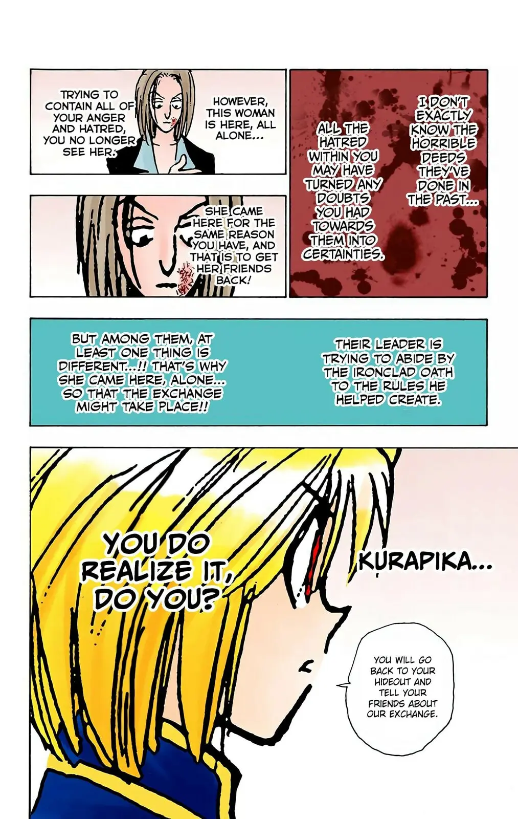 Hunter x Hunter Colored Manga, chapter 117, page 12