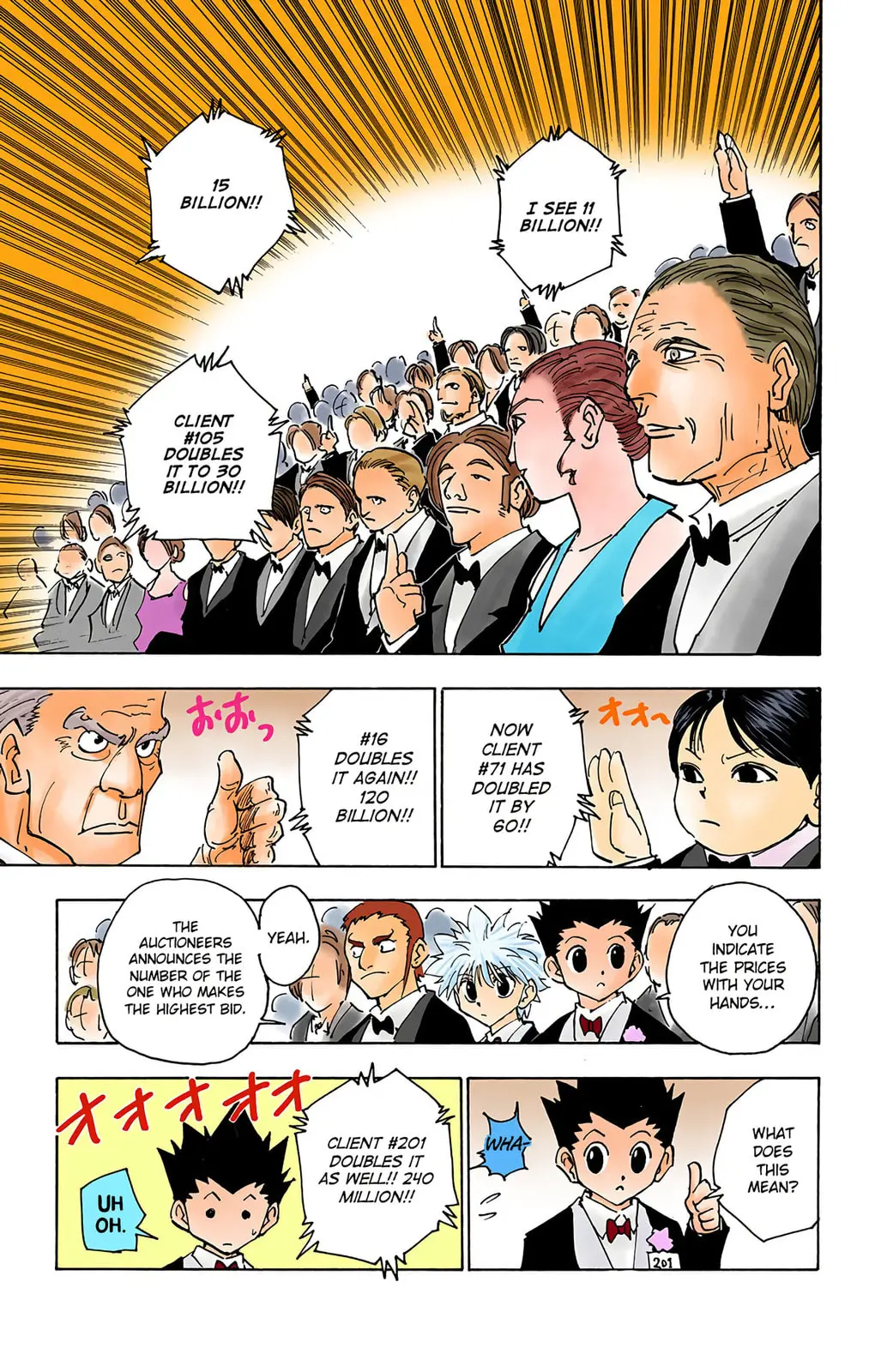 Hunter x Hunter Colored Manga, chapter 121, page 9