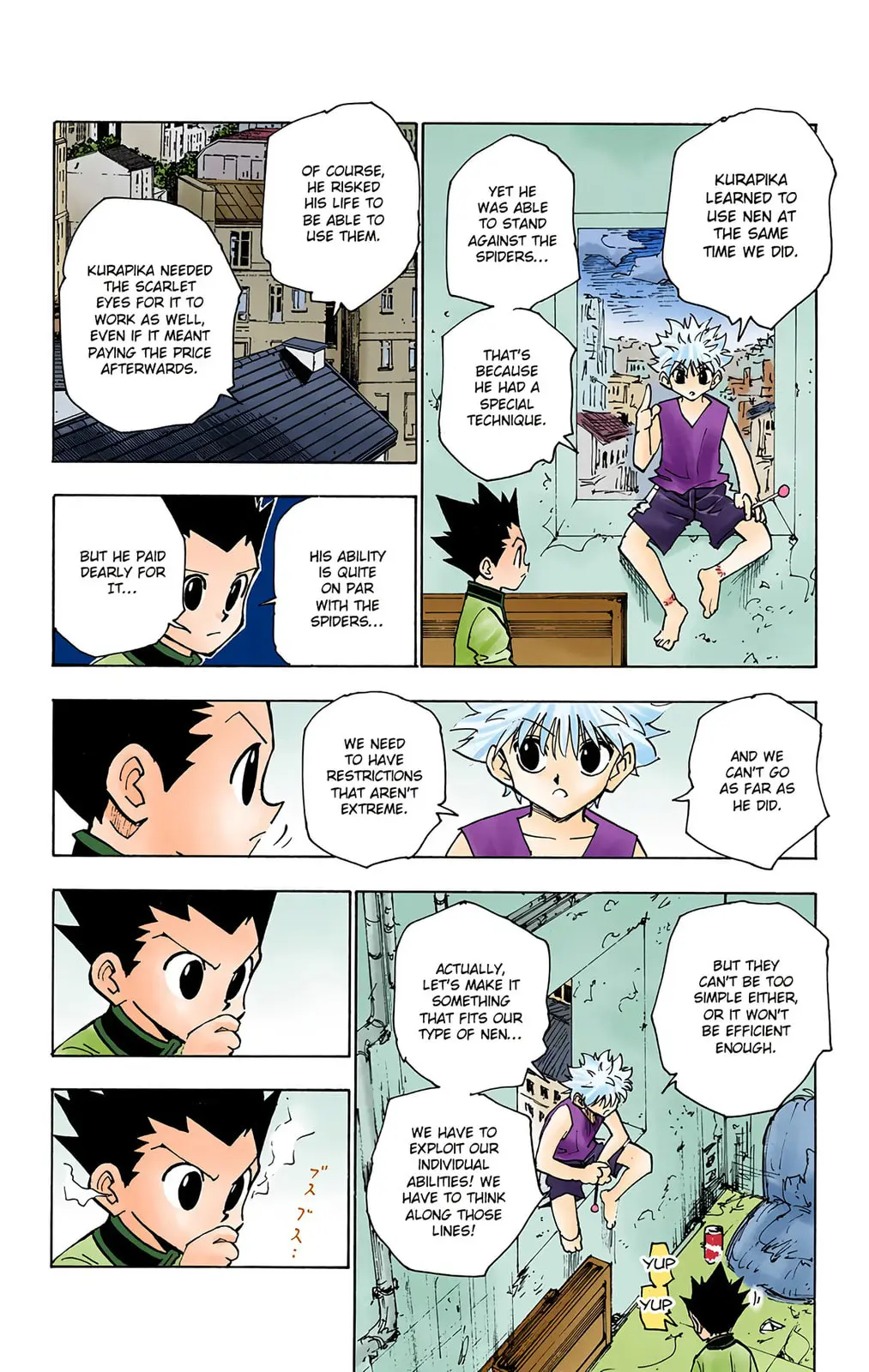 Hunter x Hunter Colored Manga, chapter 122, page 8