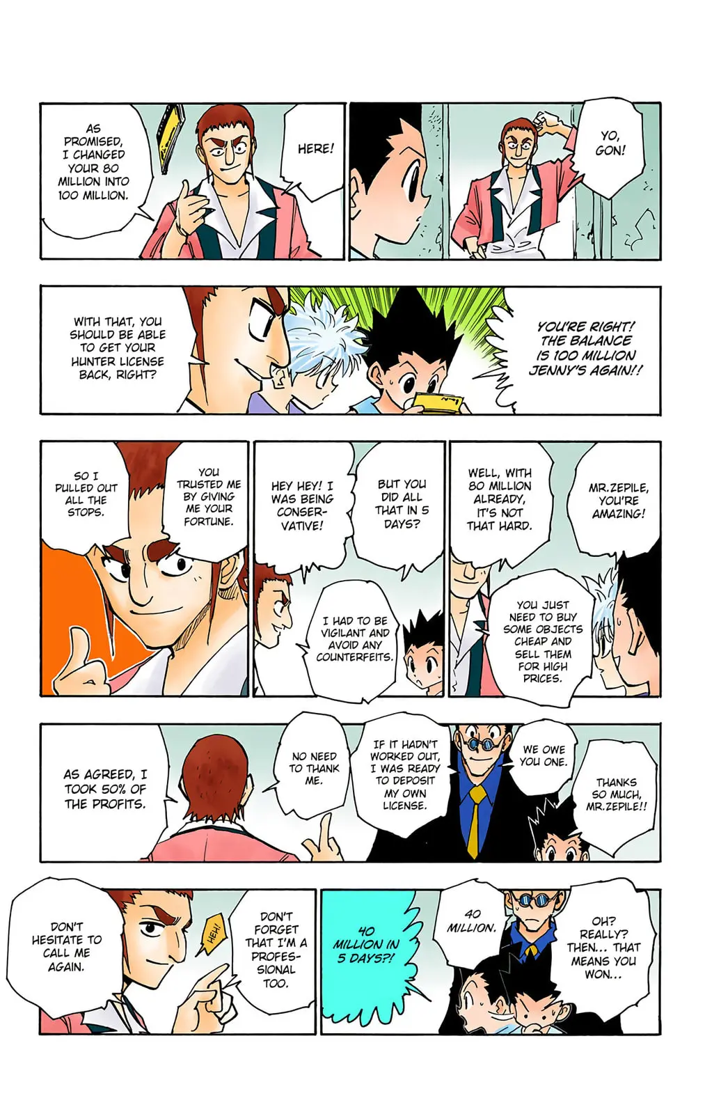 Hunter x Hunter Colored Manga, chapter 124, page 11