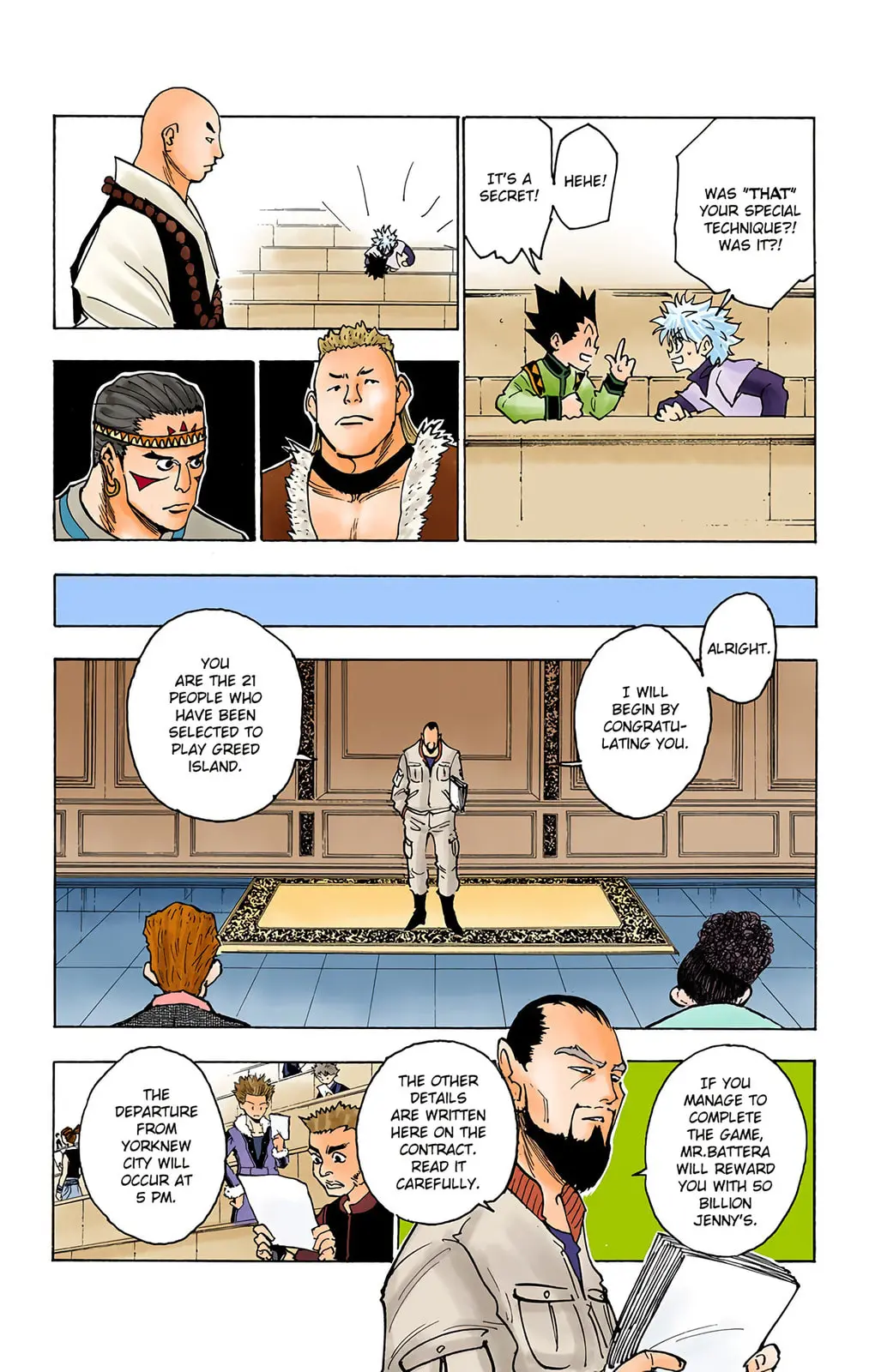 Hunter x Hunter Colored Manga, chapter 126, page 4