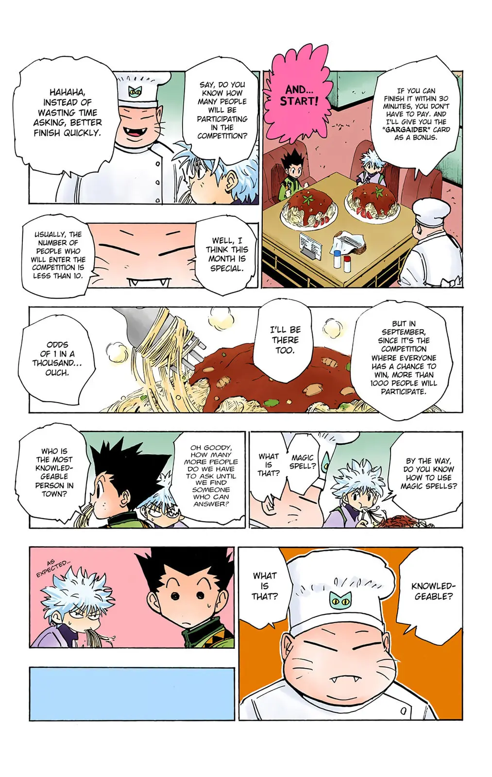 Hunter x Hunter Colored Manga, chapter 129, page 7