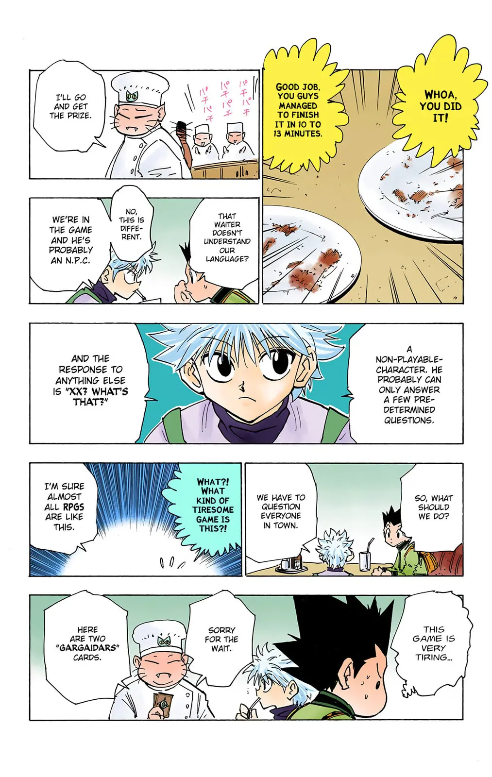 Hunter x Hunter Colored Manga, chapter 129, page 8