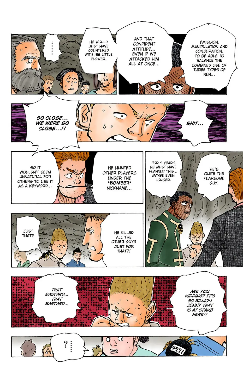 Hunter x Hunter Colored Manga, chapter 143, page 8