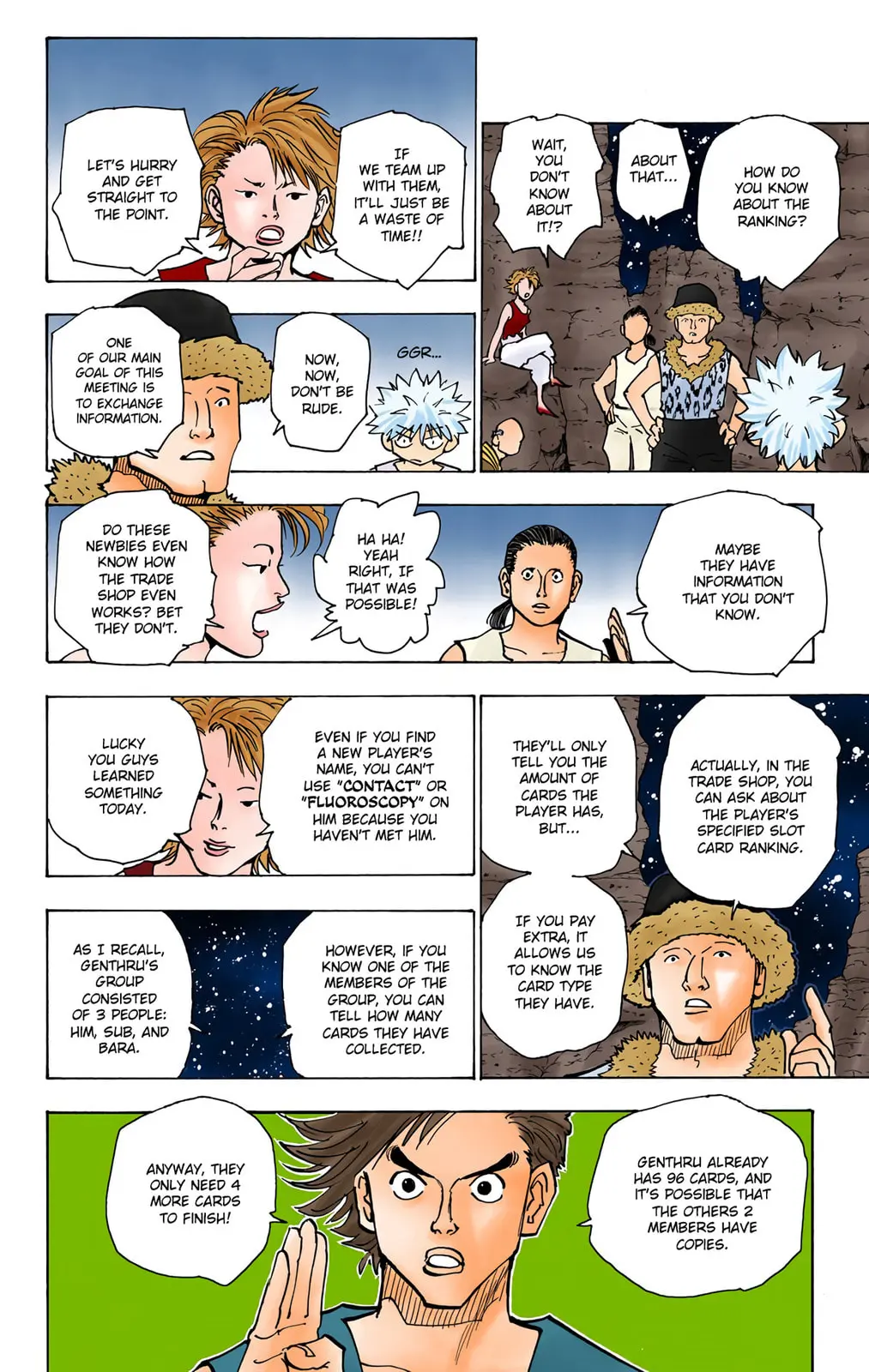 Hunter x Hunter Colored Manga, chapter 154, page 4