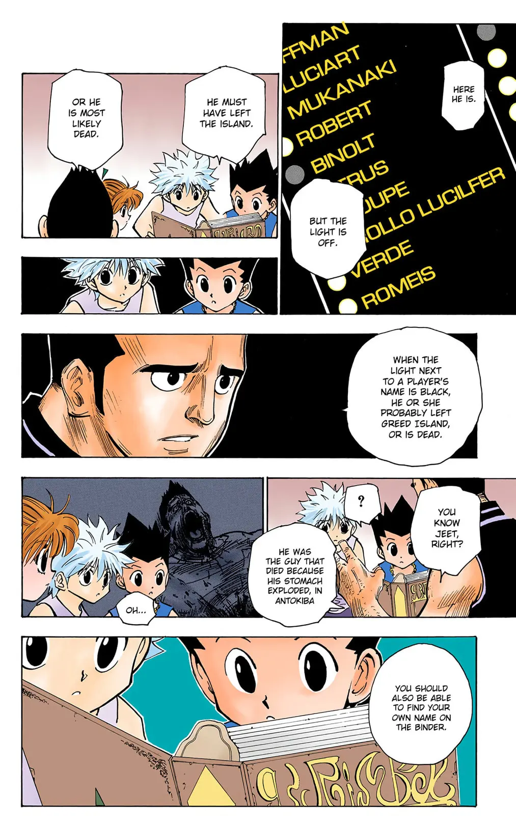 Hunter x Hunter Colored Manga, chapter 158, page 2