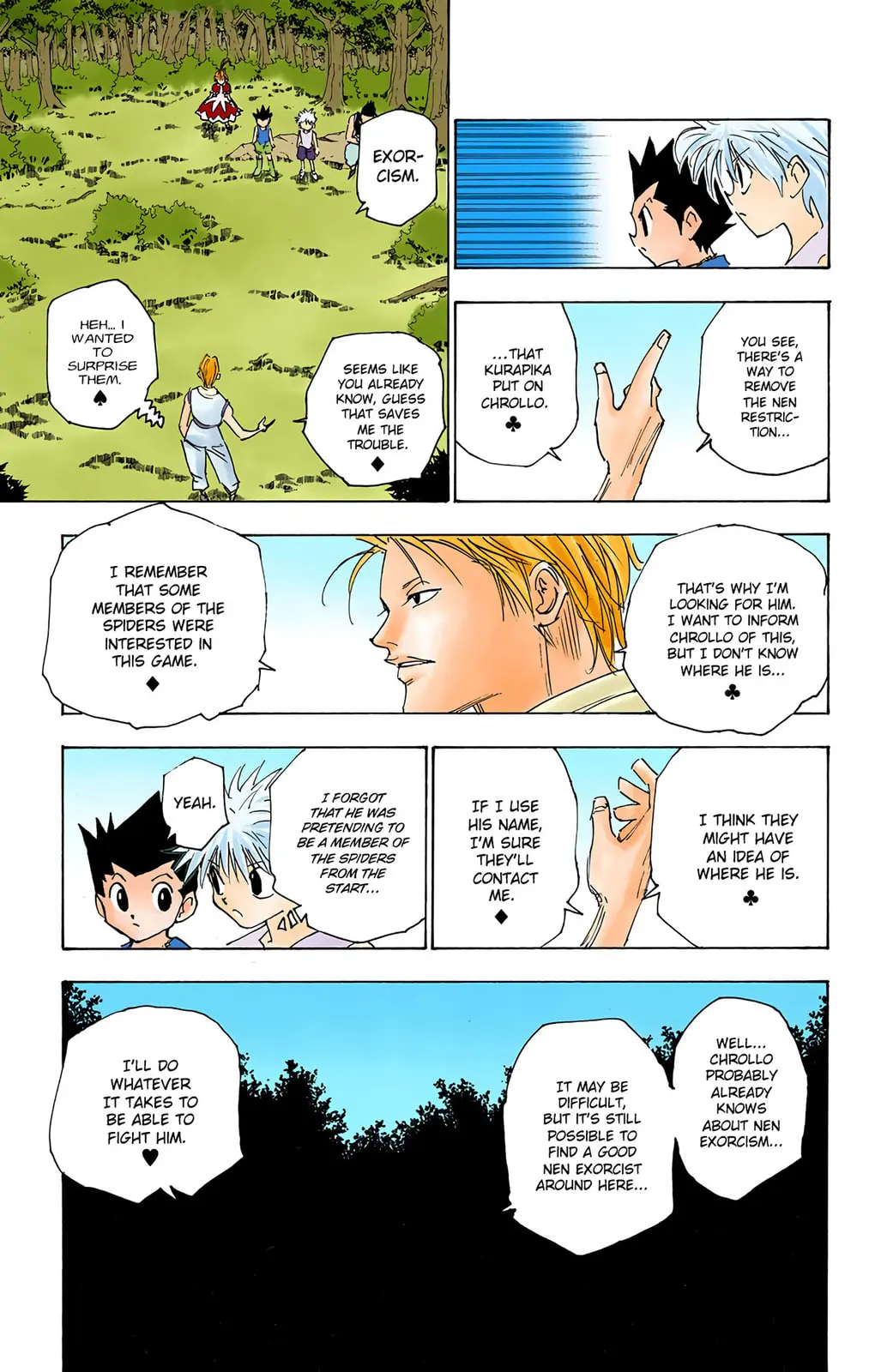 Hunter x Hunter Colored Manga, chapter 158, page 13