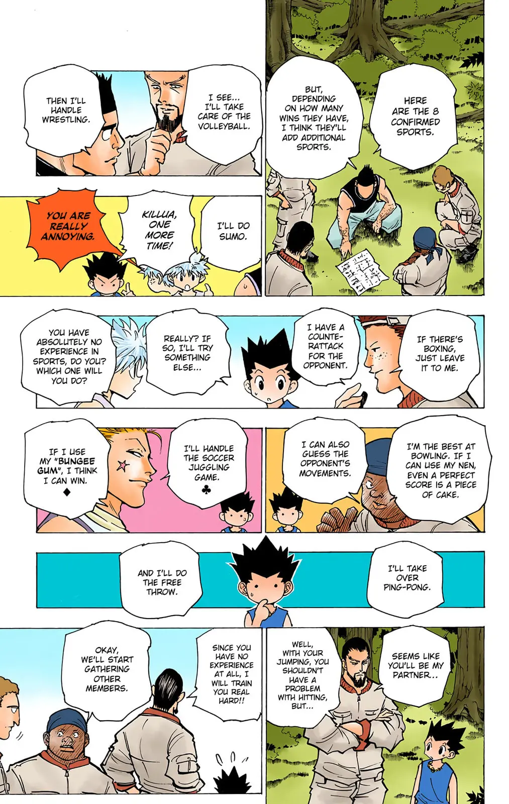 Hunter x Hunter Colored Manga, chapter 160, page 9