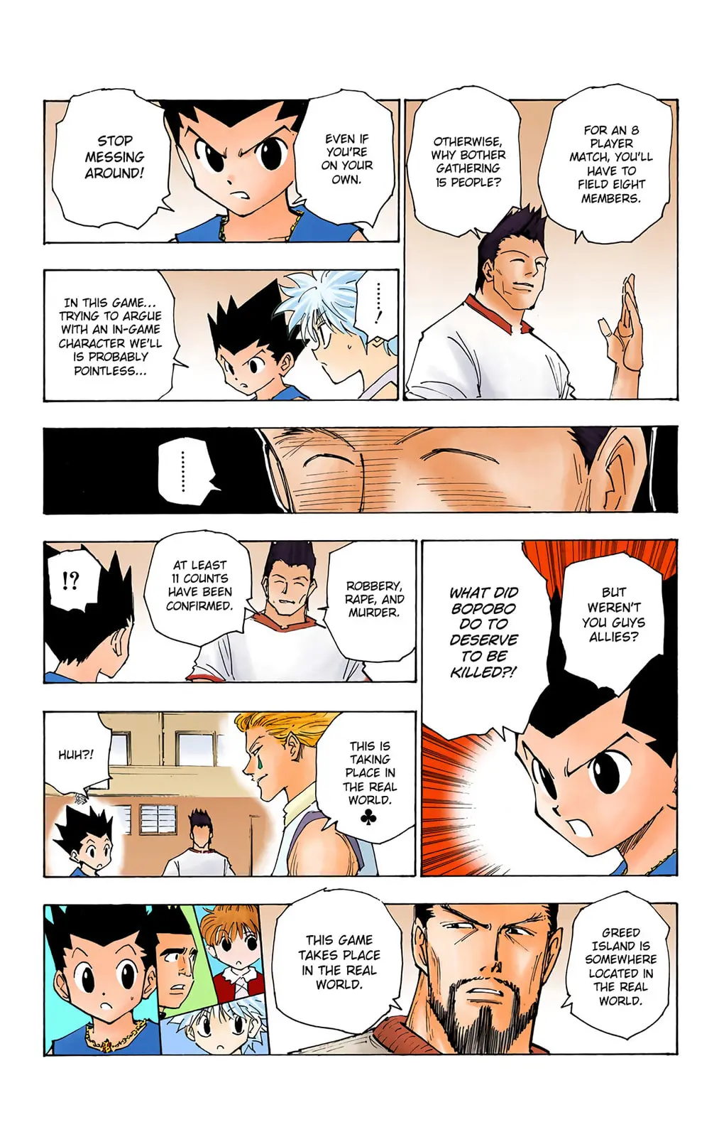 Hunter x Hunter Colored Manga, chapter 161, page 7