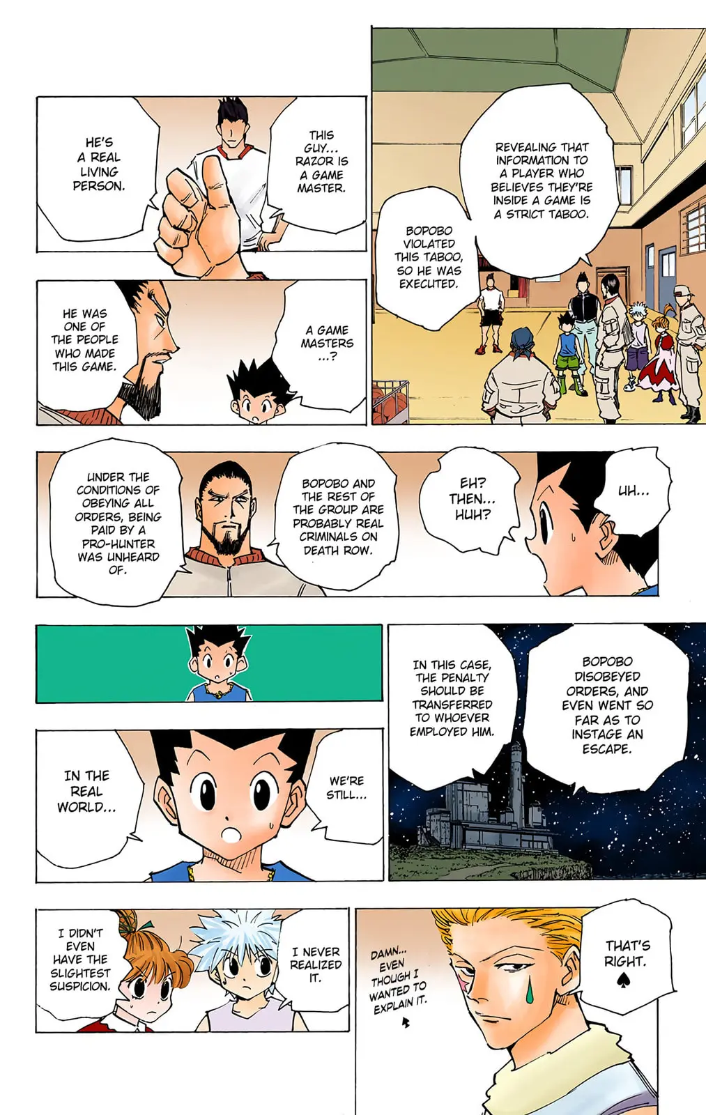 Hunter x Hunter Colored Manga, chapter 161, page 8