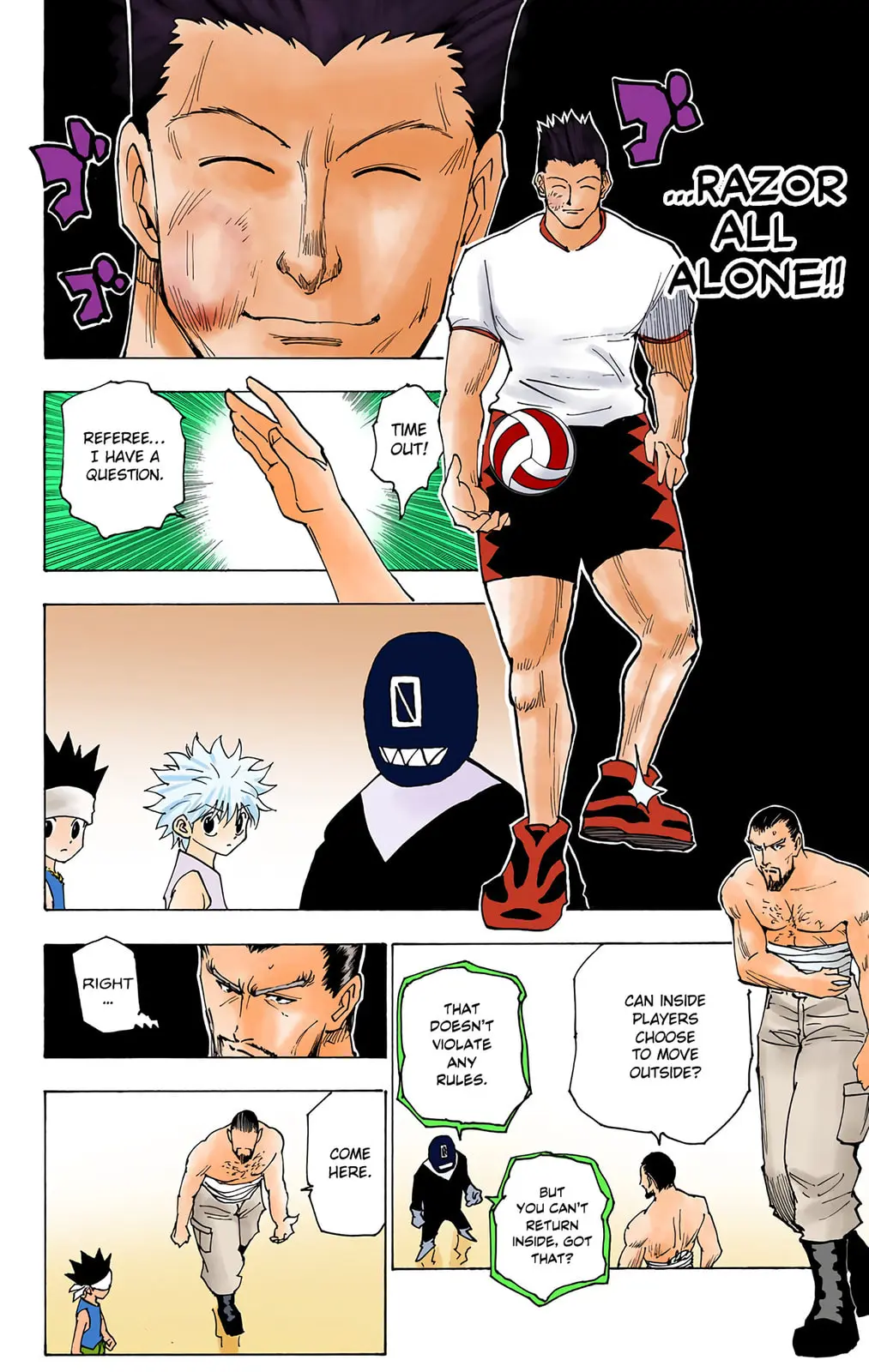 Hunter x Hunter Colored Manga, chapter 166, page 6