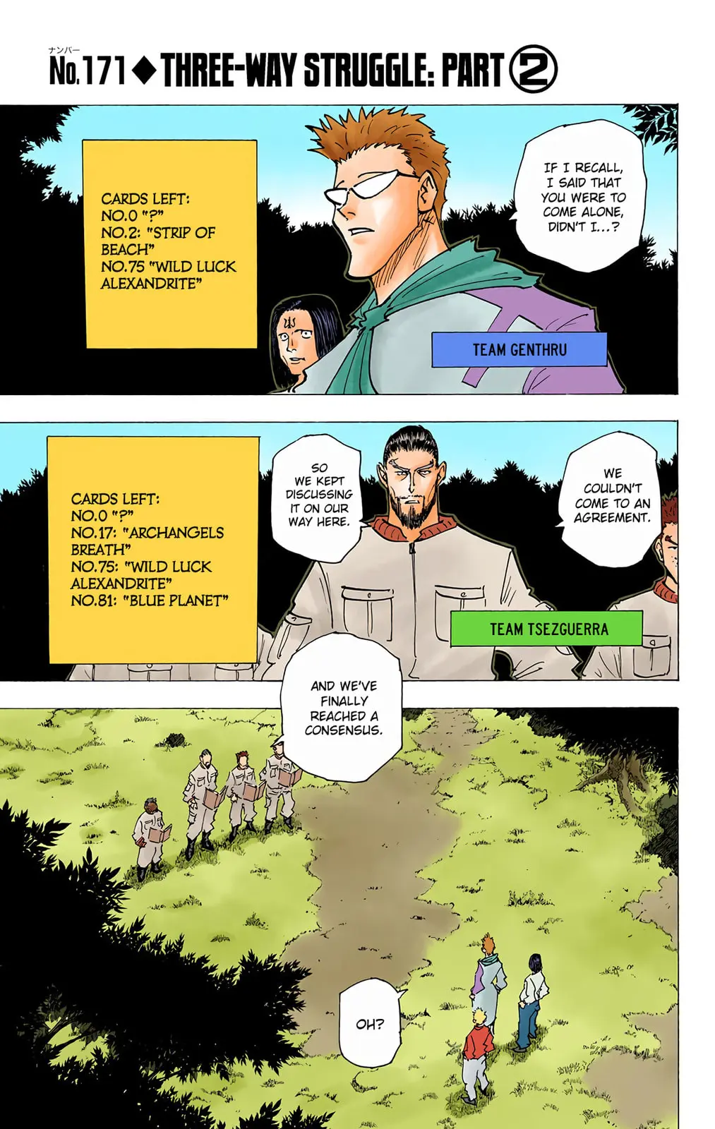 Hunter x Hunter Colored Manga, chapter 171, page 1