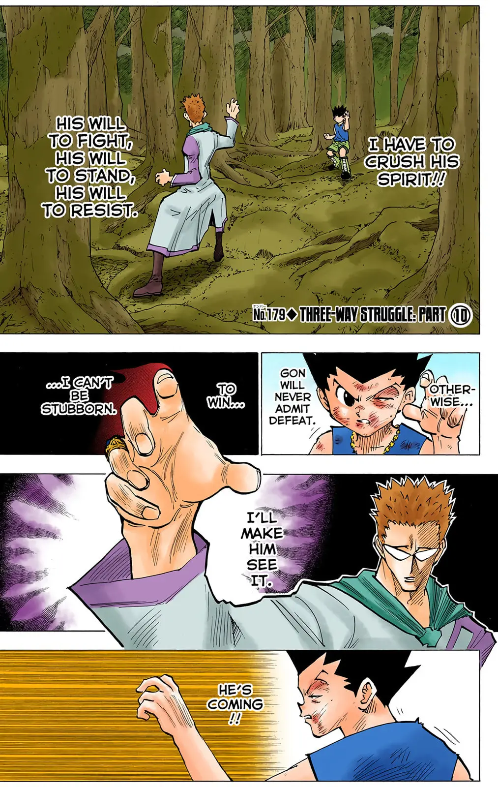 Hunter x Hunter Colored Manga, chapter 179, page 1