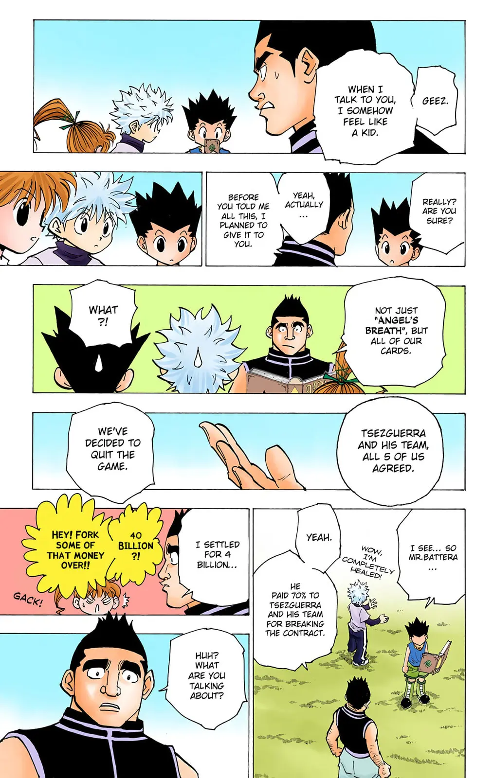 Hunter x Hunter Colored Manga, chapter 182, page 9