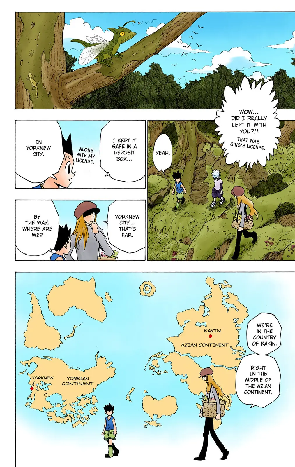 Hunter x Hunter Colored Manga, chapter 186, page 4