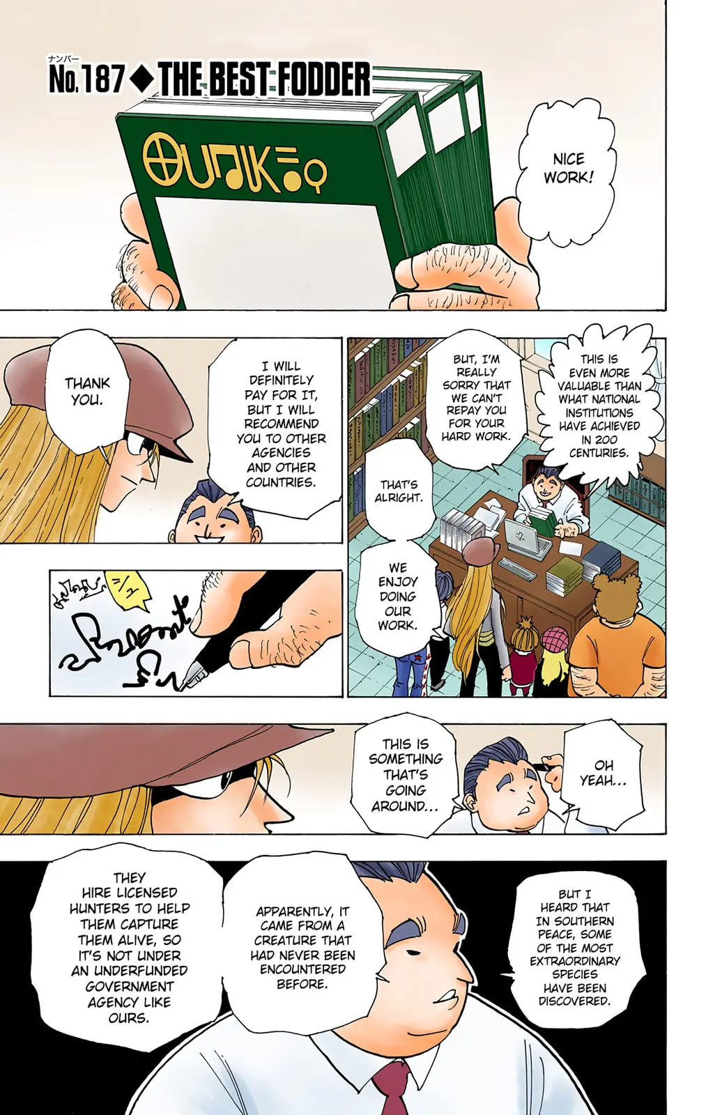 Hunter x Hunter Colored Manga, chapter 187, page 1