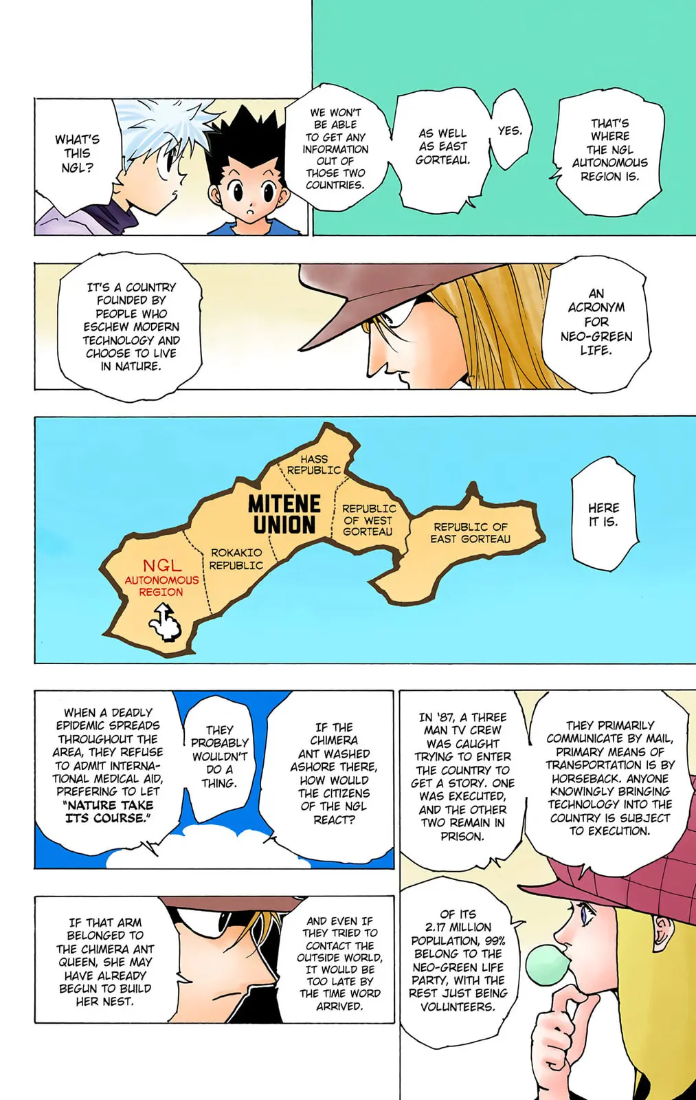 Hunter x Hunter Colored Manga, chapter 188, page 9
