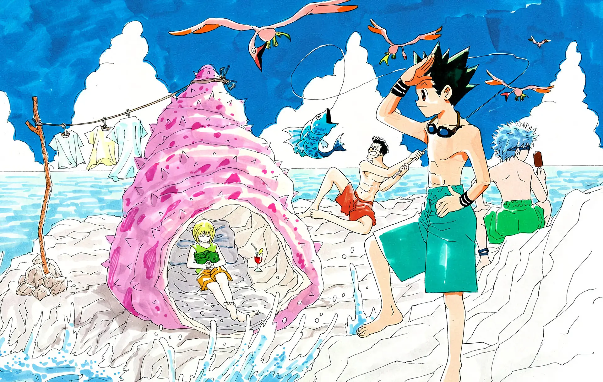 Hunter x Hunter Colored Manga, chapter 209, page 2