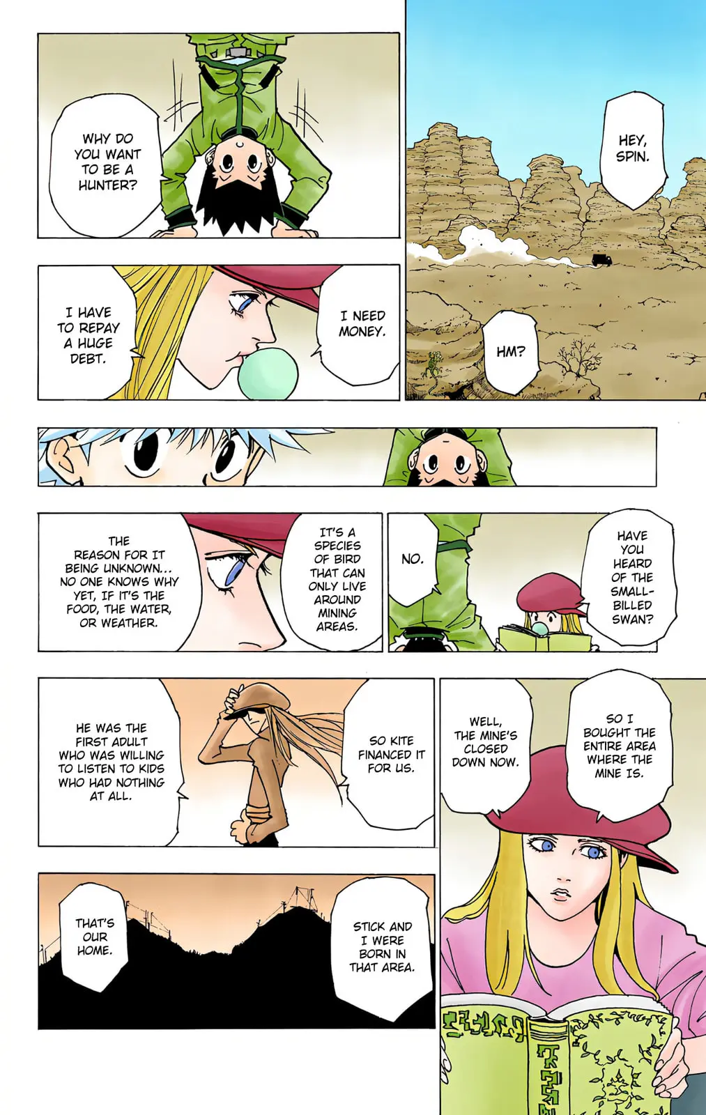 Hunter x Hunter Colored Manga, chapter 216, page 4