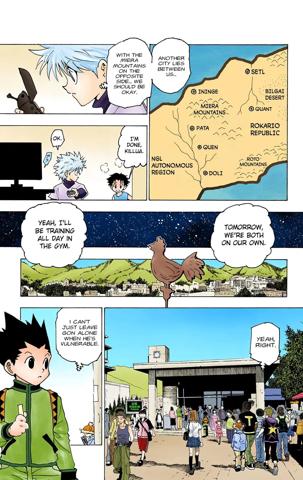 Hunter x Hunter Colored Manga, chapter 218, page 7