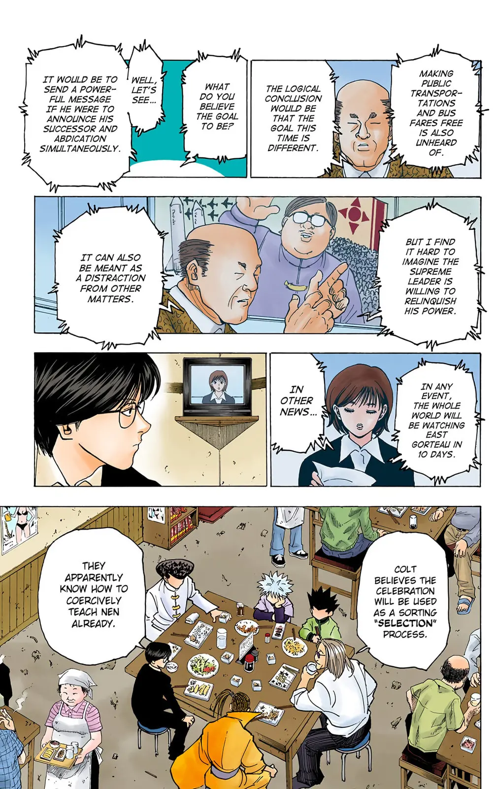 Hunter x Hunter Colored Manga, chapter 223, page 5