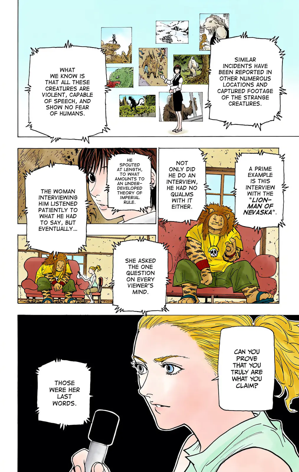 Hunter x Hunter Colored Manga, chapter 224, page 4