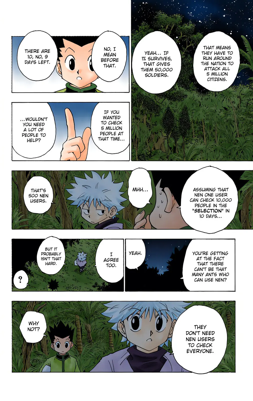 Hunter x Hunter Colored Manga, chapter 230, page 10