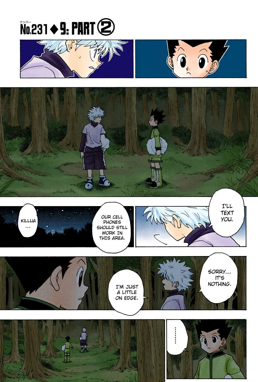 Hunter x Hunter Colored Manga, chapter 231, page 1
