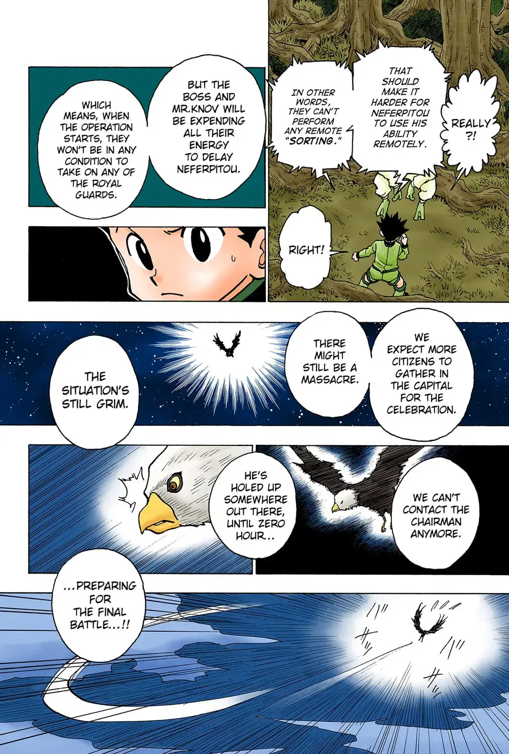Hunter x Hunter Colored Manga, chapter 243, page 15
