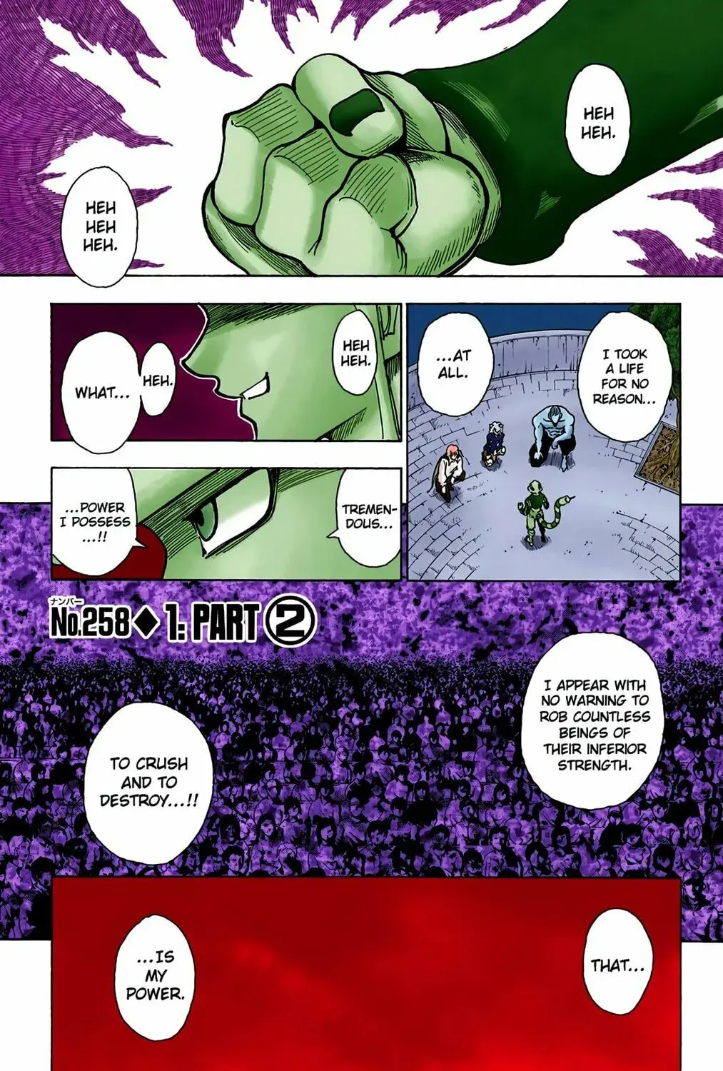 Hunter x Hunter Colored Manga, chapter 258, page 1