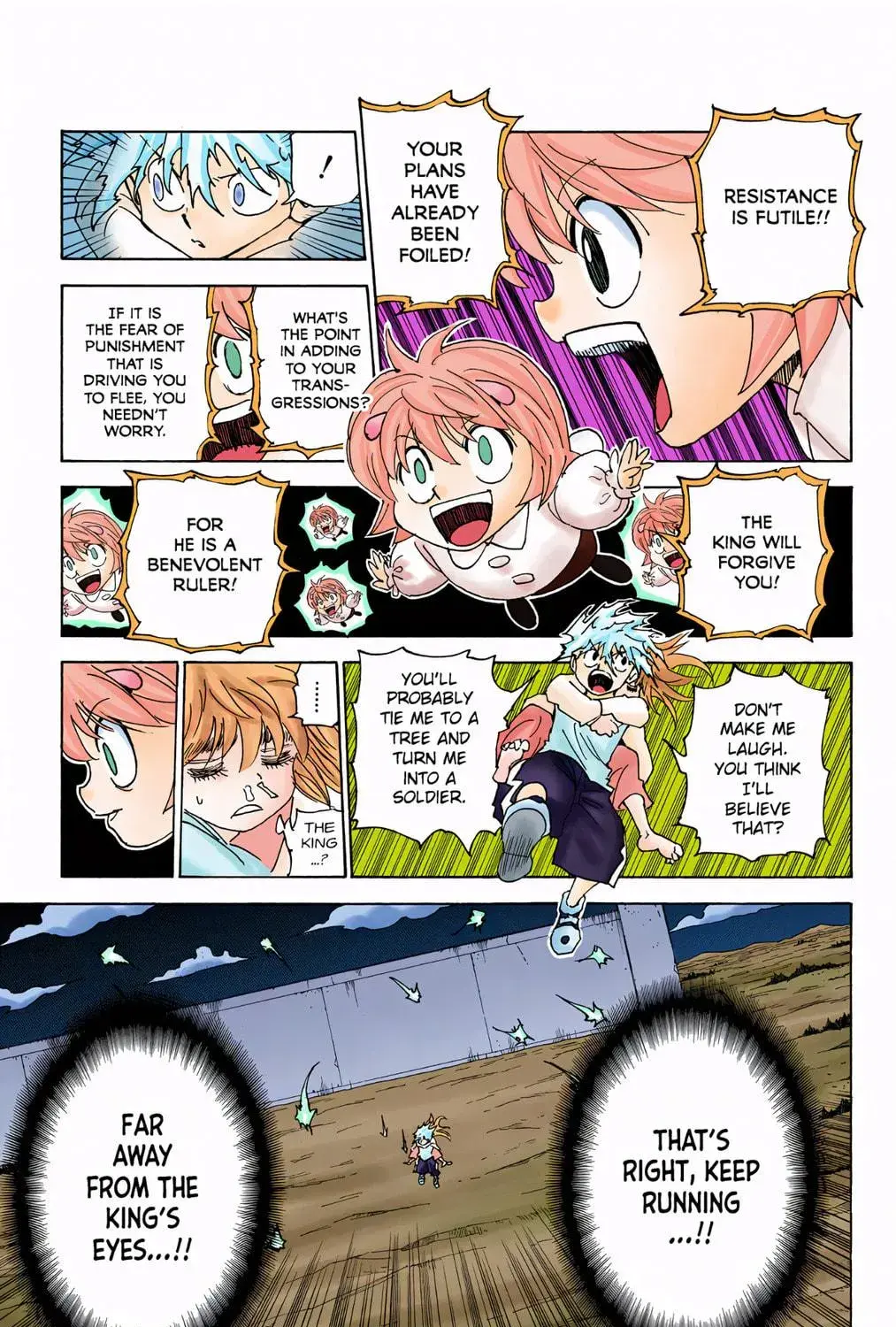 Hunter x Hunter Colored Manga, chapter 303, page 9
