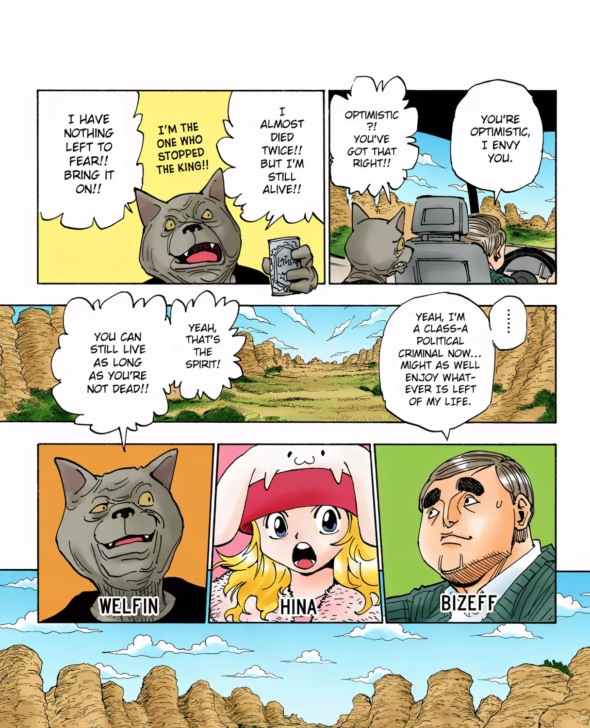 Hunter x Hunter Colored Manga, chapter 315, page 9