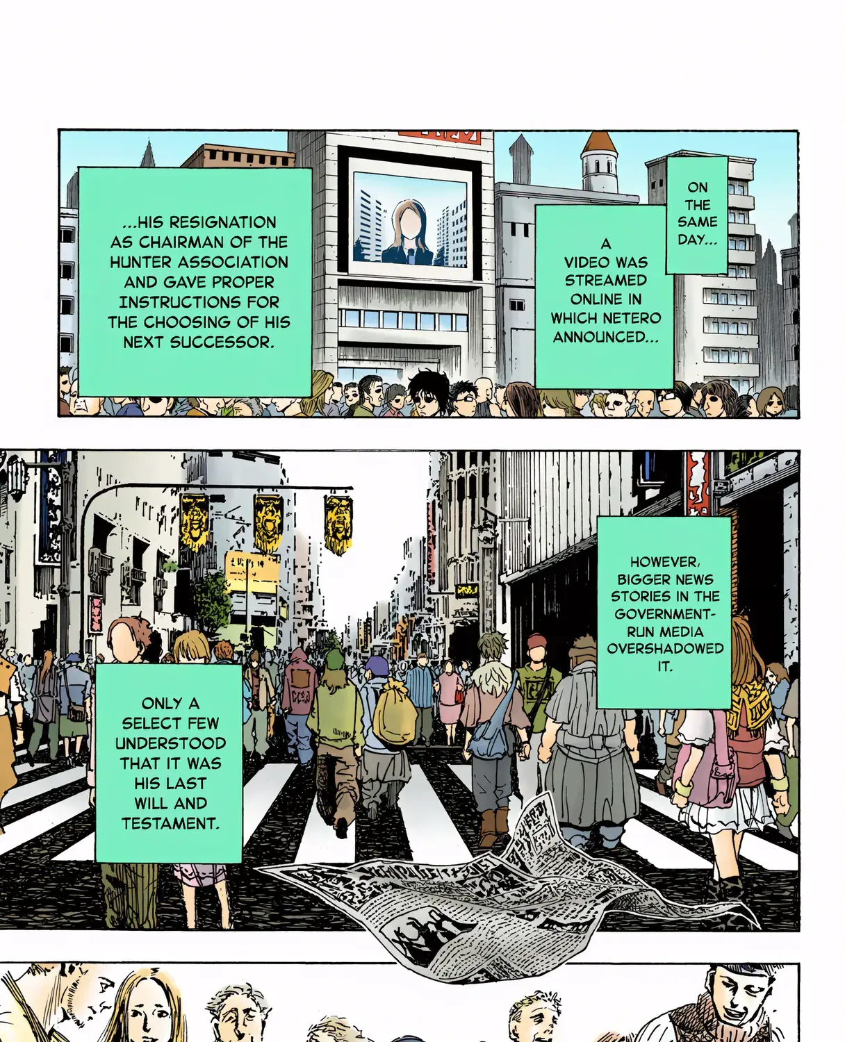 Hunter x Hunter Colored Manga, chapter 315, page 35