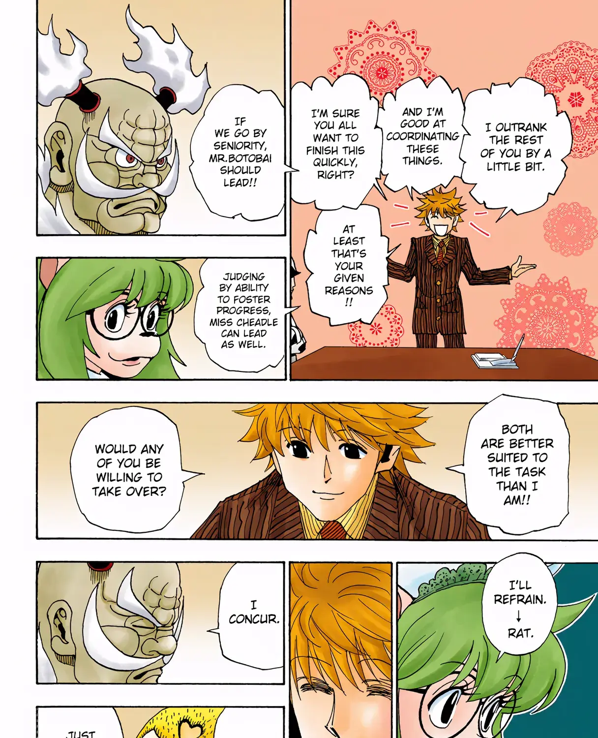 Hunter x Hunter Colored Manga, chapter 319, page 8