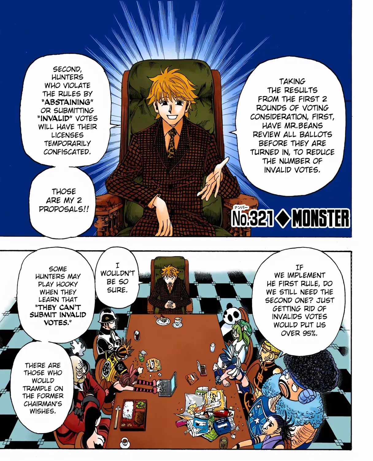 Hunter x Hunter Colored Manga, chapter 321, page 5